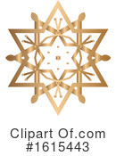 Snowflake Clipart #1615443 by KJ Pargeter