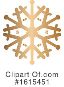 Snowflake Clipart #1615451 by KJ Pargeter