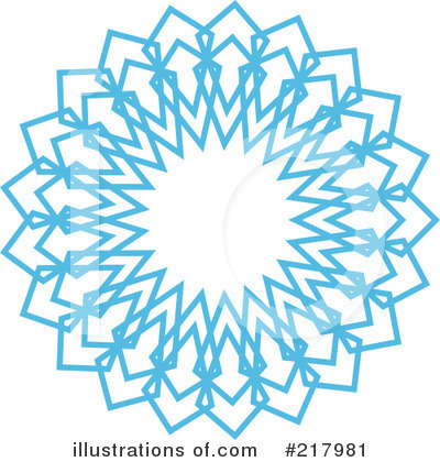 Royalty-Free (RF) Snowflake Clipart Illustration by KJ Pargeter - Stock Sample #217981