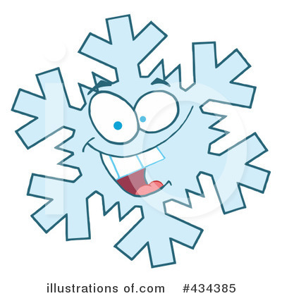 Snowflake Clipart #434385 by Hit Toon