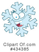 Snowflake Clipart #434385 by Hit Toon