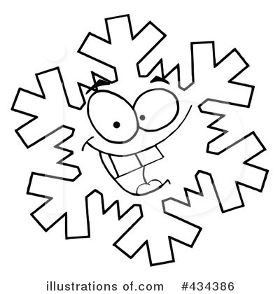 Snowflake Clipart #434386 by Hit Toon