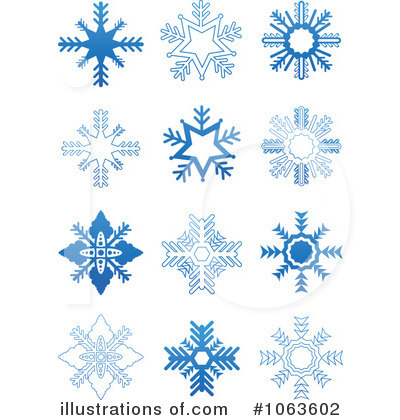 Royalty-Free (RF) Snowflakes Clipart Illustration by Vector Tradition SM - Stock Sample #1063602