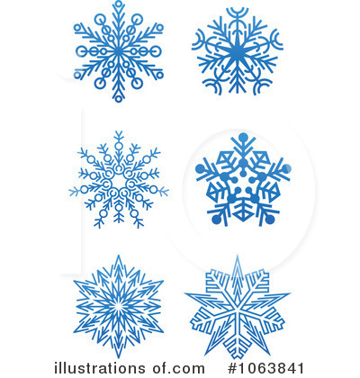 Royalty-Free (RF) Snowflakes Clipart Illustration by Vector Tradition SM - Stock Sample #1063841