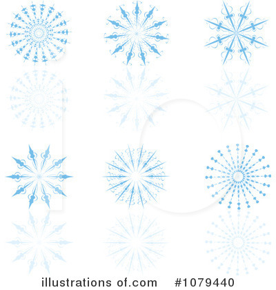Snowflake Clipart #1079440 by KJ Pargeter