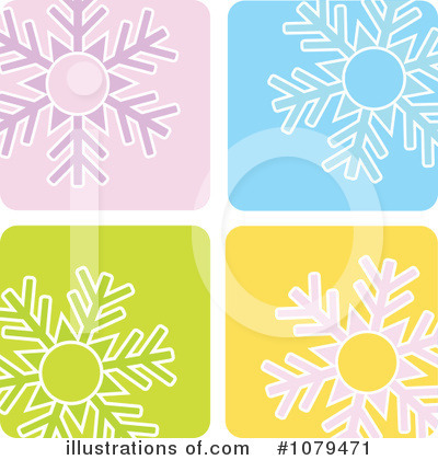 Royalty-Free (RF) Snowflakes Clipart Illustration by KJ Pargeter - Stock Sample #1079471