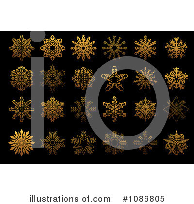 Snowflake Clipart #1086805 by Vector Tradition SM