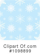 Snowflakes Clipart #1098899 by Maria Bell