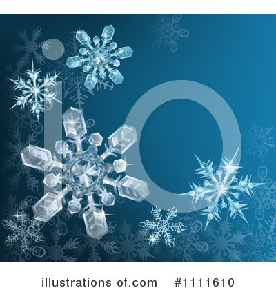 Snowflakes Clipart #1111610 by AtStockIllustration