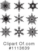 Snowflakes Clipart #1113639 by dero