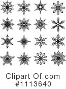 Snowflakes Clipart #1113640 by dero