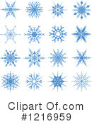 Snowflakes Clipart #1216959 by KJ Pargeter