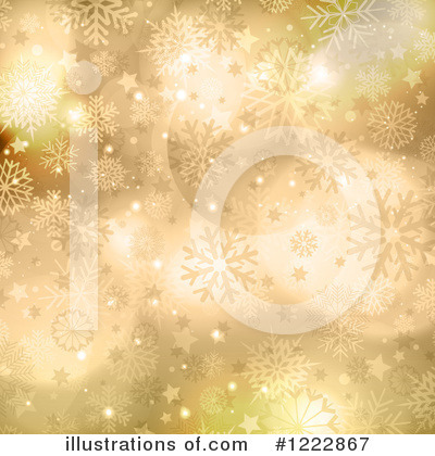 Winter Background Clipart #1222867 by KJ Pargeter