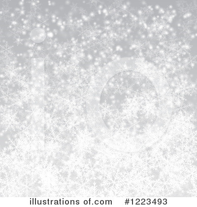 Snowflake Background Clipart #1223493 by vectorace