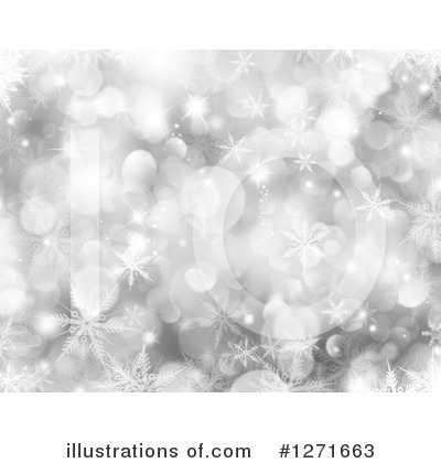 Snowflake Background Clipart #1271663 by KJ Pargeter