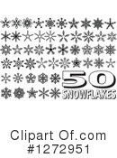 Snowflakes Clipart #1272951 by dero