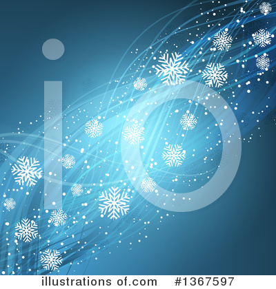 Royalty-Free (RF) Snowflakes Clipart Illustration by KJ Pargeter - Stock Sample #1367597