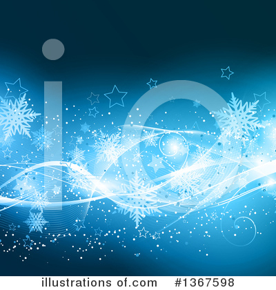Winter Background Clipart #1367598 by KJ Pargeter