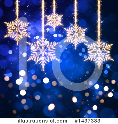 Royalty-Free (RF) Snowflakes Clipart Illustration by KJ Pargeter - Stock Sample #1437333