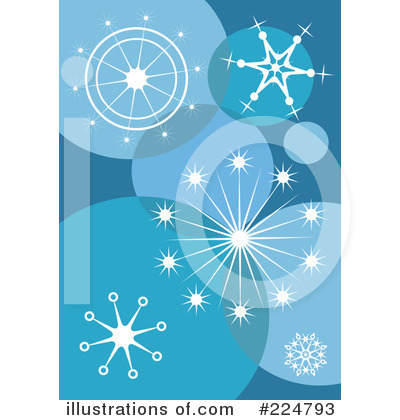 Royalty-Free (RF) Snowflakes Clipart Illustration by Prawny - Stock Sample #224793