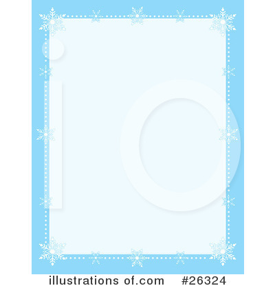 Royalty-Free (RF) Snowflakes Clipart Illustration by Maria Bell - Stock Sample #26324