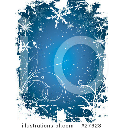 Royalty-Free (RF) Snowflakes Clipart Illustration by KJ Pargeter - Stock Sample #27628