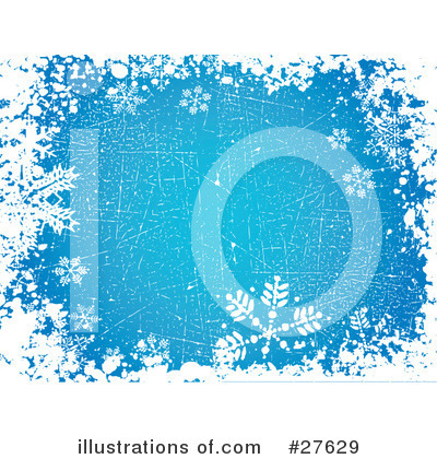 Royalty-Free (RF) Snowflakes Clipart Illustration by KJ Pargeter - Stock Sample #27629