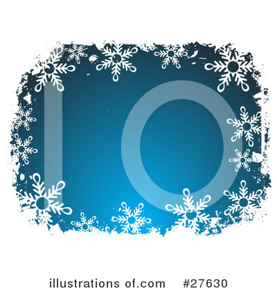 Royalty-Free (RF) Snowflakes Clipart Illustration by KJ Pargeter - Stock Sample #27630