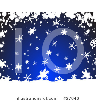 Royalty-Free (RF) Snowflakes Clipart Illustration by KJ Pargeter - Stock Sample #27646
