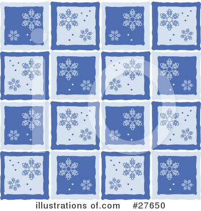 Royalty-Free (RF) Snowflakes Clipart Illustration by KJ Pargeter - Stock Sample #27650