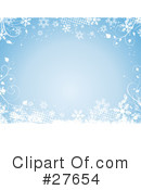Snowflakes Clipart #27654 by KJ Pargeter