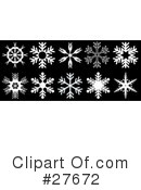 Snowflakes Clipart #27672 by KJ Pargeter
