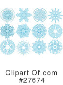 Snowflakes Clipart #27674 by KJ Pargeter