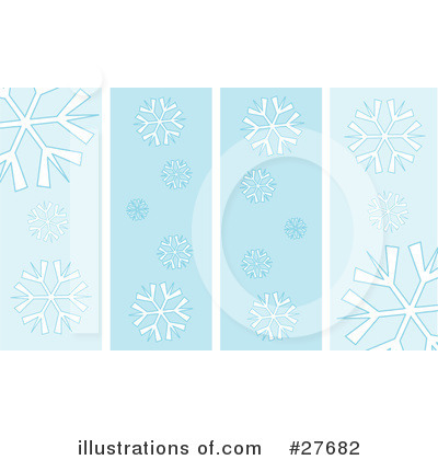 Royalty-Free (RF) Snowflakes Clipart Illustration by KJ Pargeter - Stock Sample #27682