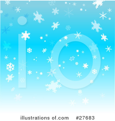 Royalty-Free (RF) Snowflakes Clipart Illustration by KJ Pargeter - Stock Sample #27683