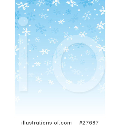 Royalty-Free (RF) Snowflakes Clipart Illustration by KJ Pargeter - Stock Sample #27687