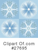 Snowflakes Clipart #27695 by KJ Pargeter