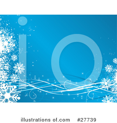 Royalty-Free (RF) Snowflakes Clipart Illustration by KJ Pargeter - Stock Sample #27739
