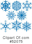 Snowflakes Clipart #52075 by dero