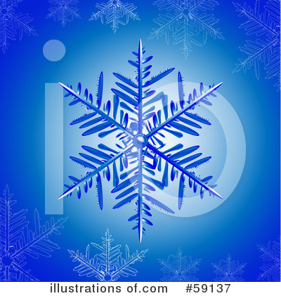 Royalty-Free (RF) Snowflakes Clipart Illustration by elaineitalia - Stock Sample #59137