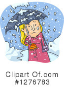 Snowing Clipart #1276783 by BNP Design Studio