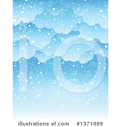 Royalty-Free (RF) Snowing Clipart Illustration by visekart - Stock Sample #1371009