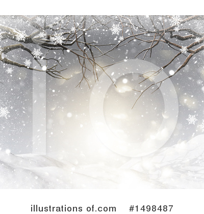 Royalty-Free (RF) Snowing Clipart Illustration by KJ Pargeter - Stock Sample #1498487