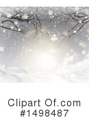 Snowing Clipart #1498487 by KJ Pargeter