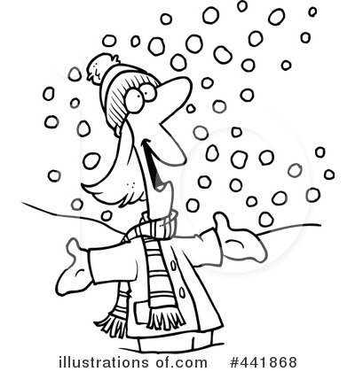Snowing Clipart #441868 by toonaday