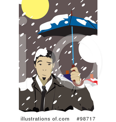 Royalty-Free (RF) Snowing Clipart Illustration by mayawizard101 - Stock Sample #98717