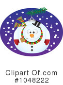 Snowman Clipart #1048222 by toonaday