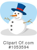 Snowman Clipart #1053594 by Any Vector