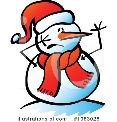 Snowman Clipart #1083028 by Zooco