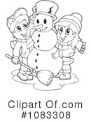 Snowman Clipart #1083308 by visekart